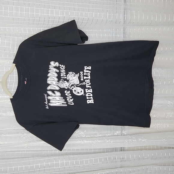 Black Vintage 2006 1'st Annual Mac Daddy's St. Petersburg, FL Graphic Tee SzL - Picture 1 of 6